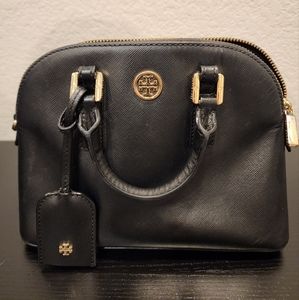 Tory burch black crossbody purse